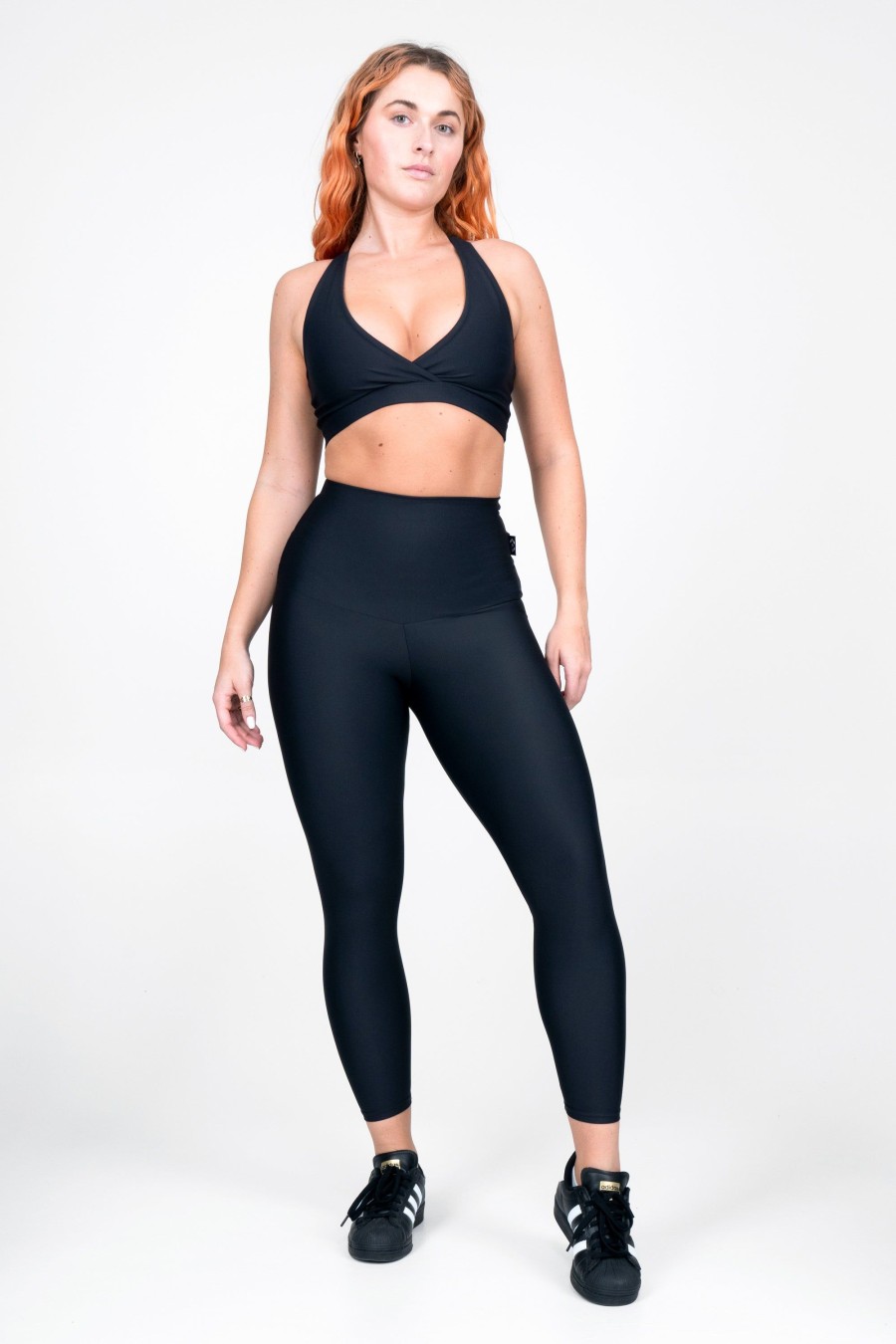 Women R2W 7/8 | Black Performance - Extra High Waisted 7/8 Leggings