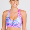 Women R2W CROP TOP | Rainbow Jag Performance - Deep V Crop