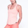 Women R2W TANK TOP | Peachy Slinky To Touch - Racer Back Tank Top