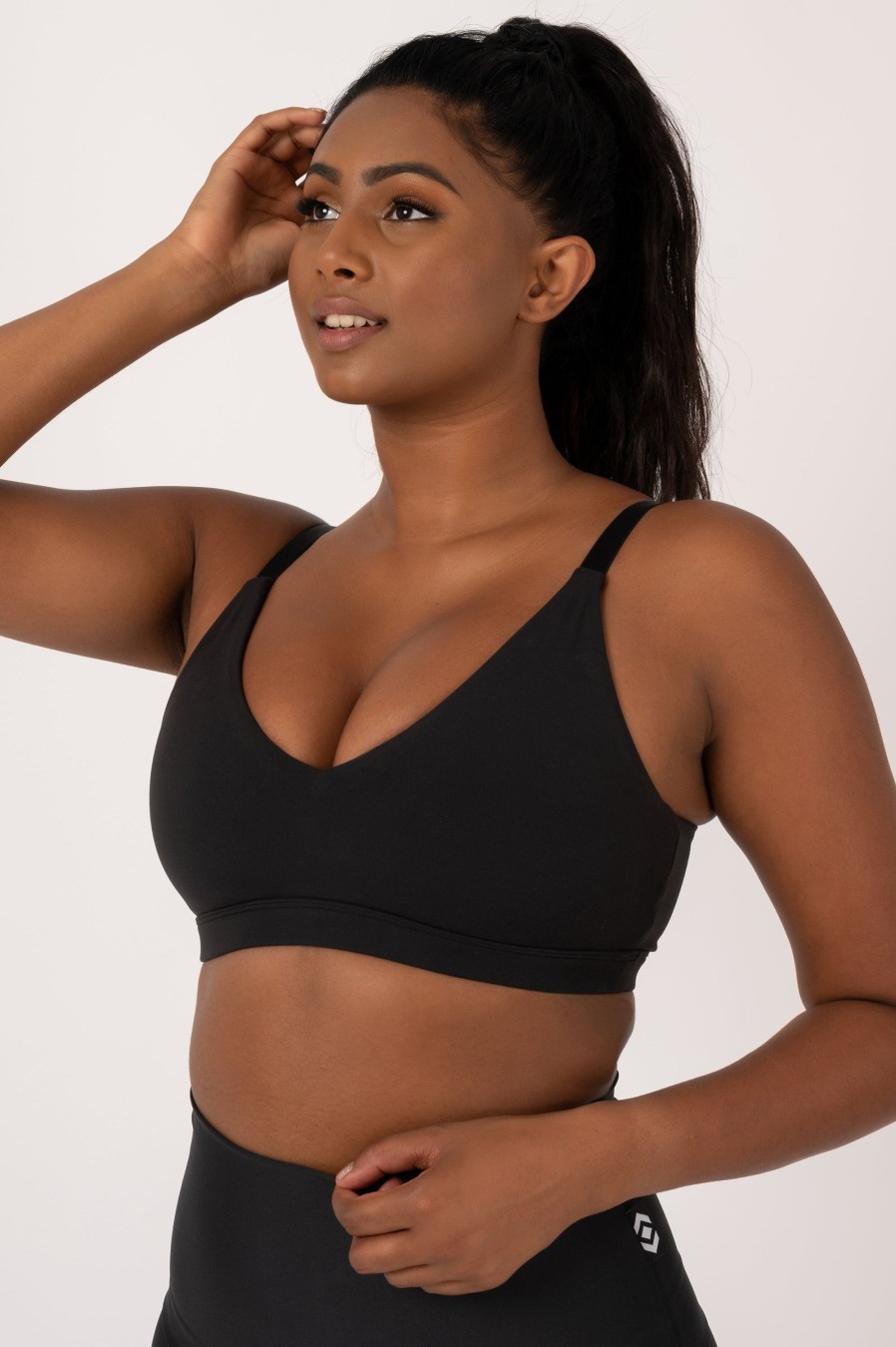 Women R2W CROP TOP | Black Body Contouring - Bralette Crop