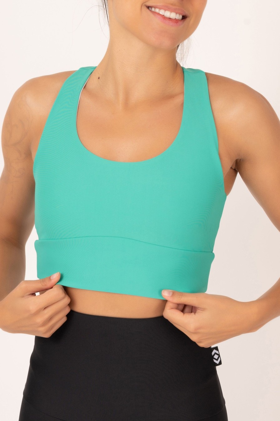 Women R2W CROP TOP | Jade Performance - T Back Comfort Crop Top