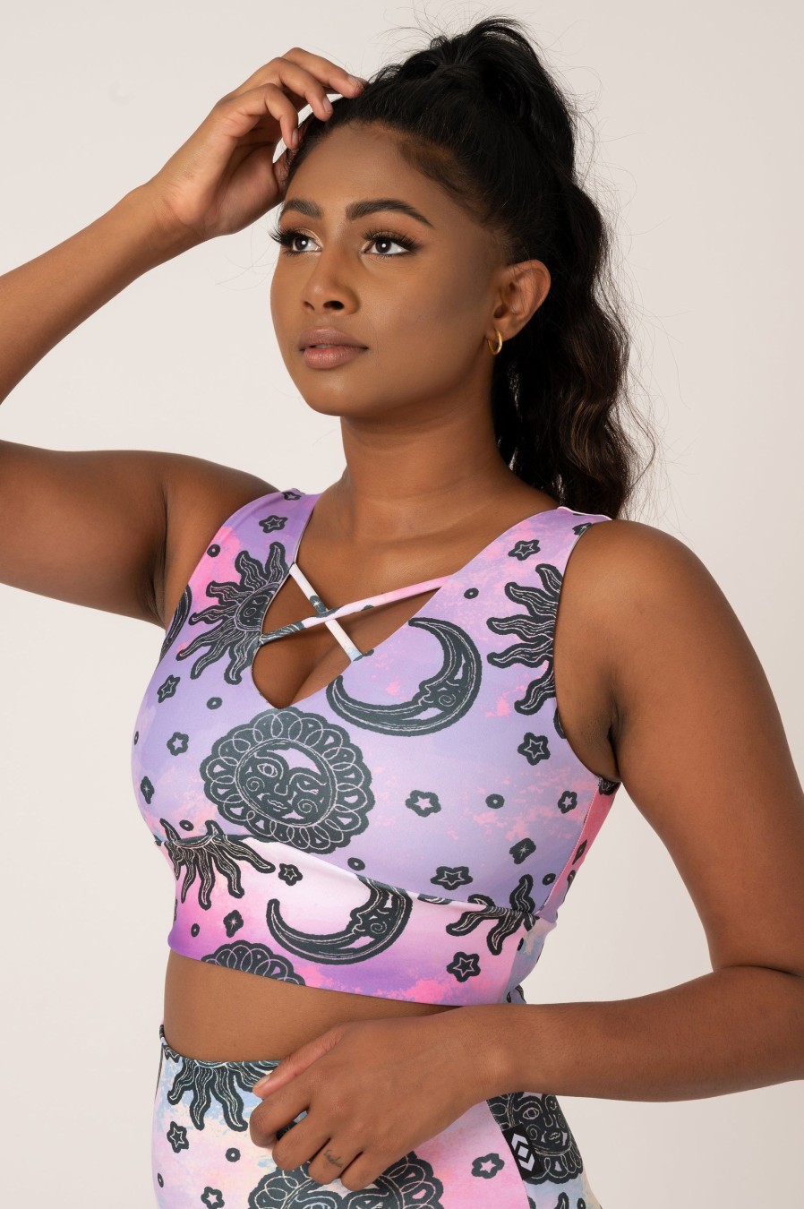 Women R2W CROP TOP | Solar Sister Performance - Reversible Comfort Crop Top