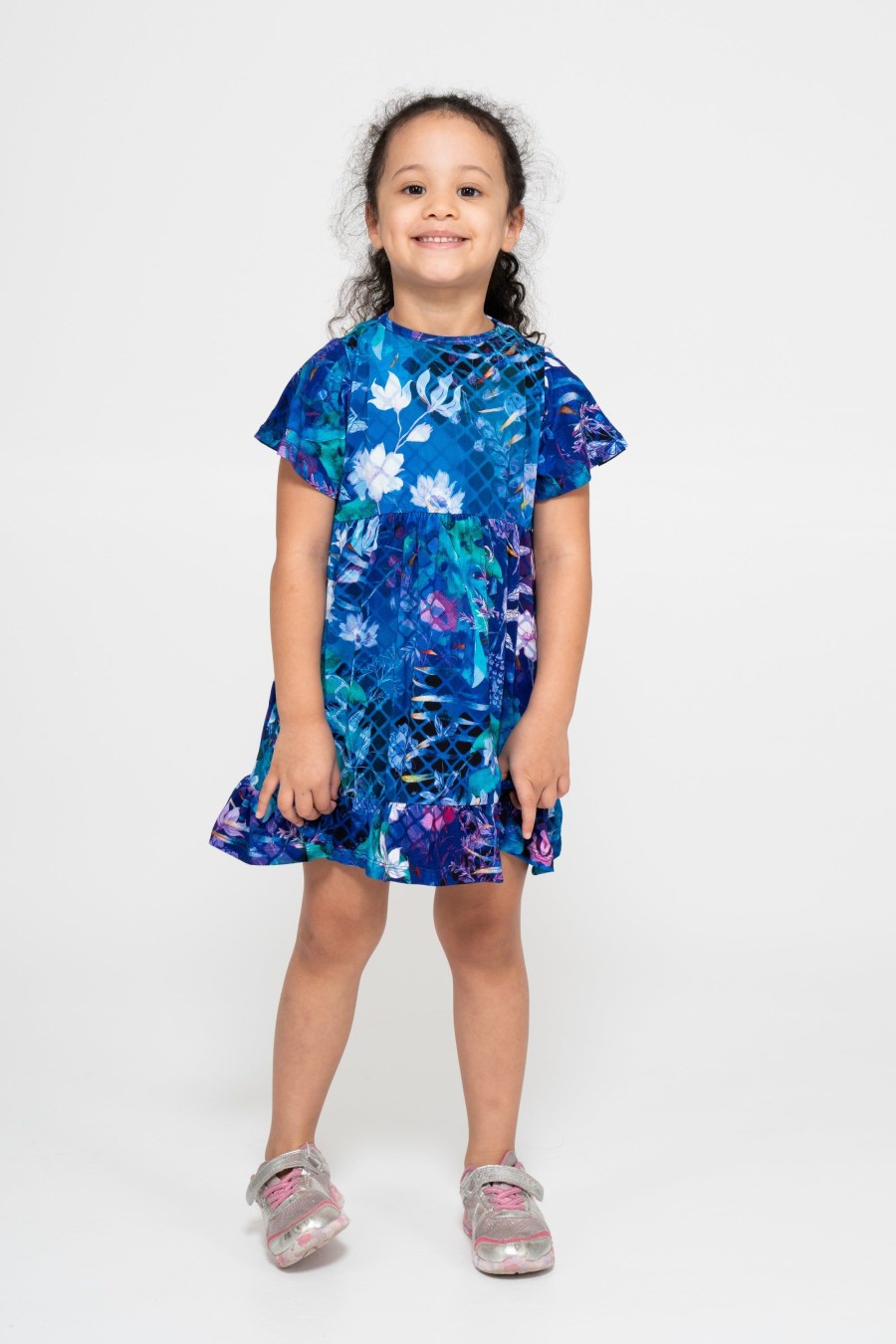 Kids R2W KIDS DRESS | Mermaid Mafia Slinky To Touch - Kids Baby Doll Tiered Mini Dress