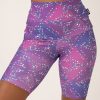 Women R2W LONG SHORTS | Trance Purple Performance - Extra High Waisted Long Shorts