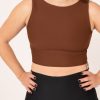 Women R2W CROP TOP | Chocolate Performance - Reversible Comfort Crop Top