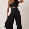 Women R2W PALAZZO PANT | Black Silky - Palazzo Pant