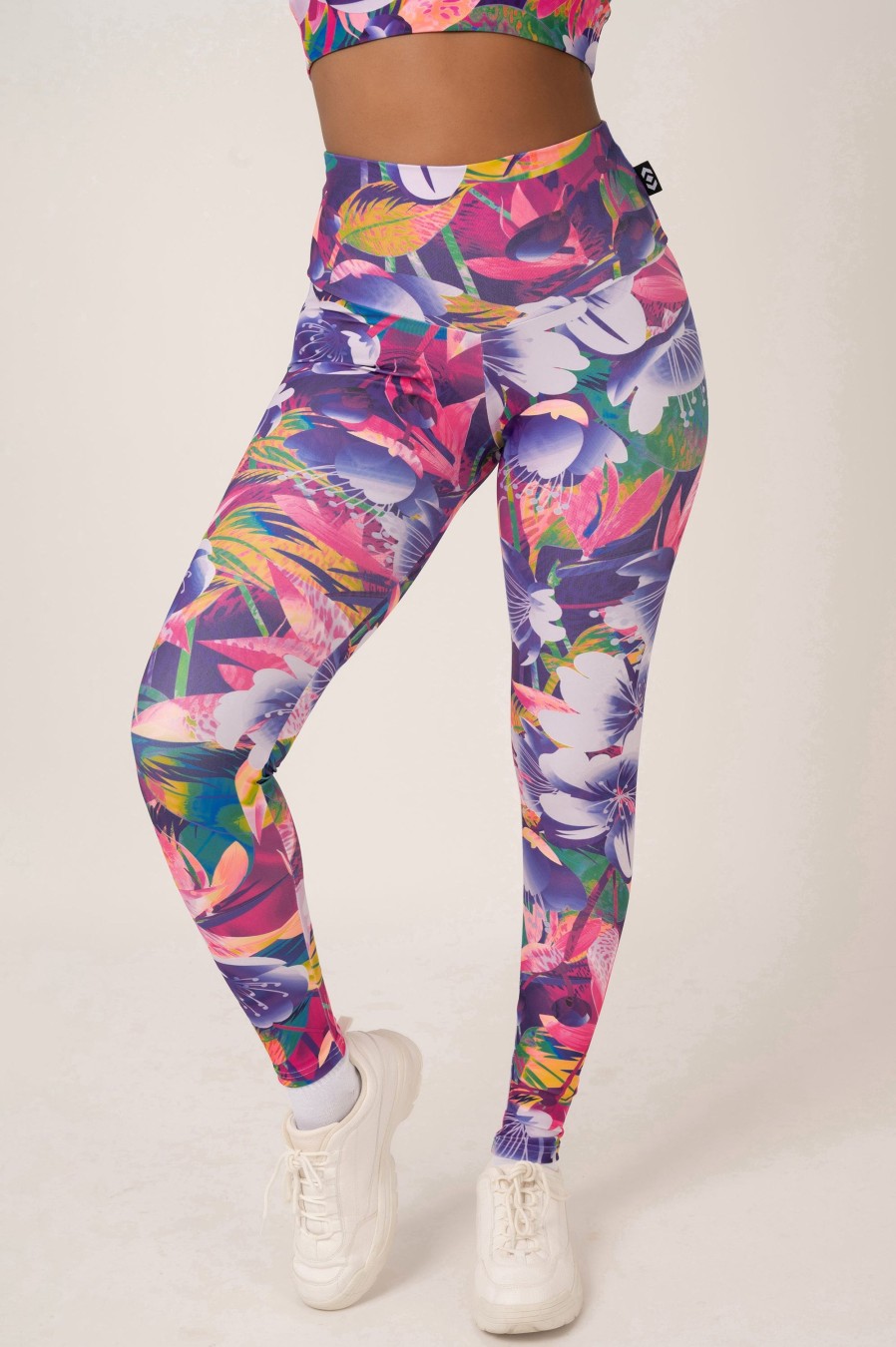 Women R2W LEGGINGS | Down The Garden Path Performance - High Waisted Leggings