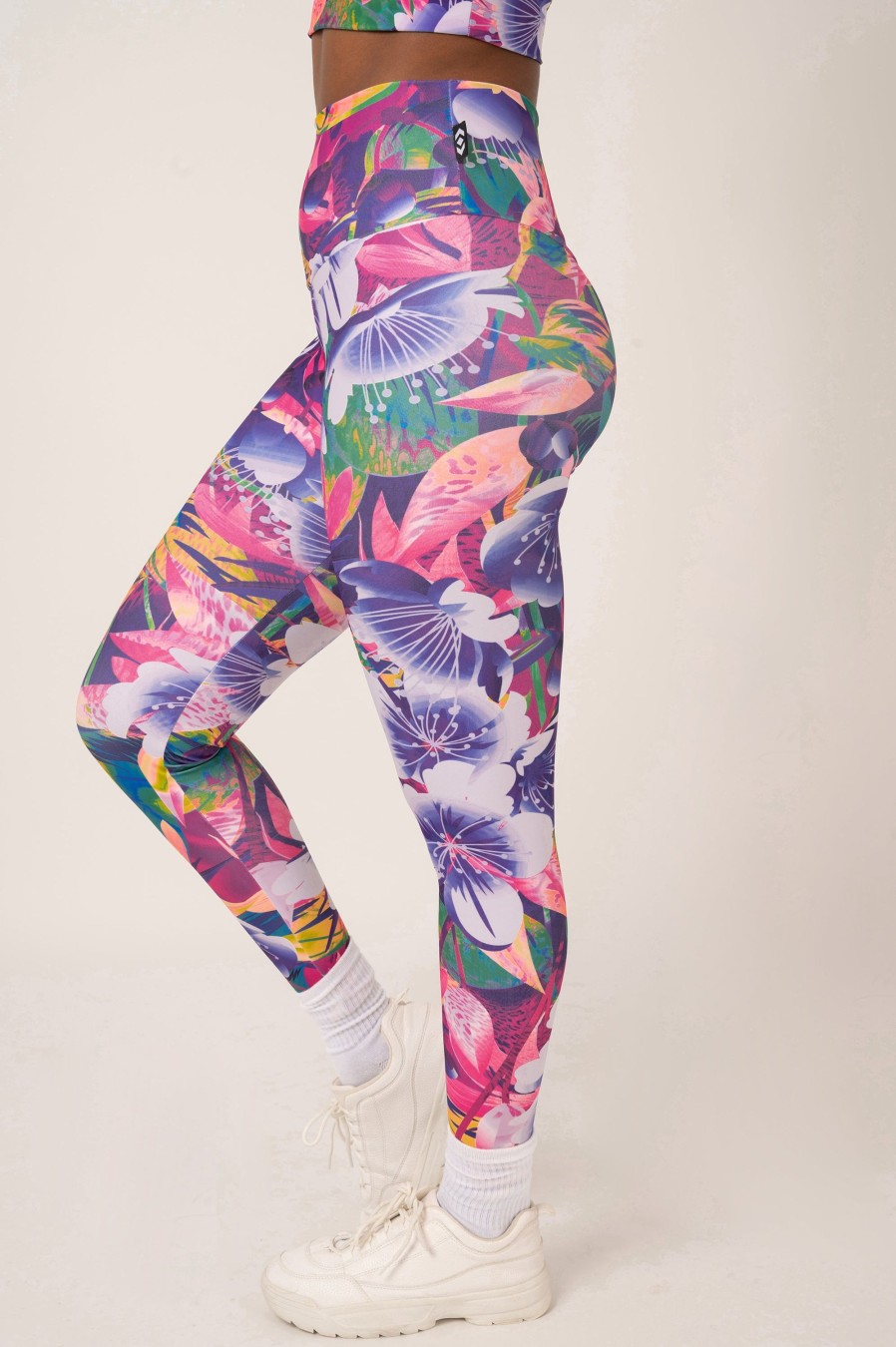 Women R2W LEGGINGS | Down The Garden Path Performance - High Waisted Leggings