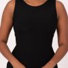 Women R2W FITTED TANK | Black Rib Knit - Fitted Tank