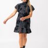 Women R2W DRESS | Best Bud Slinky Silky - Boss Bish Tiered Mini Dress