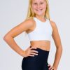 Kids R2W KIDS CROP TOP | White Performance - Kids Crop Top