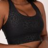 Women R2W CROP TOP | Black Exotic Touch Jag - T Back Comfort Crop Top