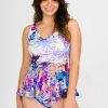 Women R2W BIKINI TOP | Blessings Net - Reversible Peplum Top