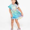 Kids R2W KIDS DRESS | Mermaid Jag Slinky To Touch - Kids Baby Doll Tiered Mini Dress