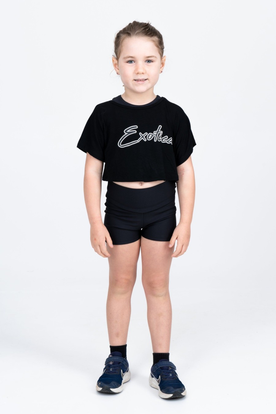 Kids R2W KIDS BOOTY SHORTS | Black Performance - Kids Booty Shorts