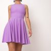 Women R2W DRESS | Pastel Purple Performance - Reversible Comfort Crop Mini Dress